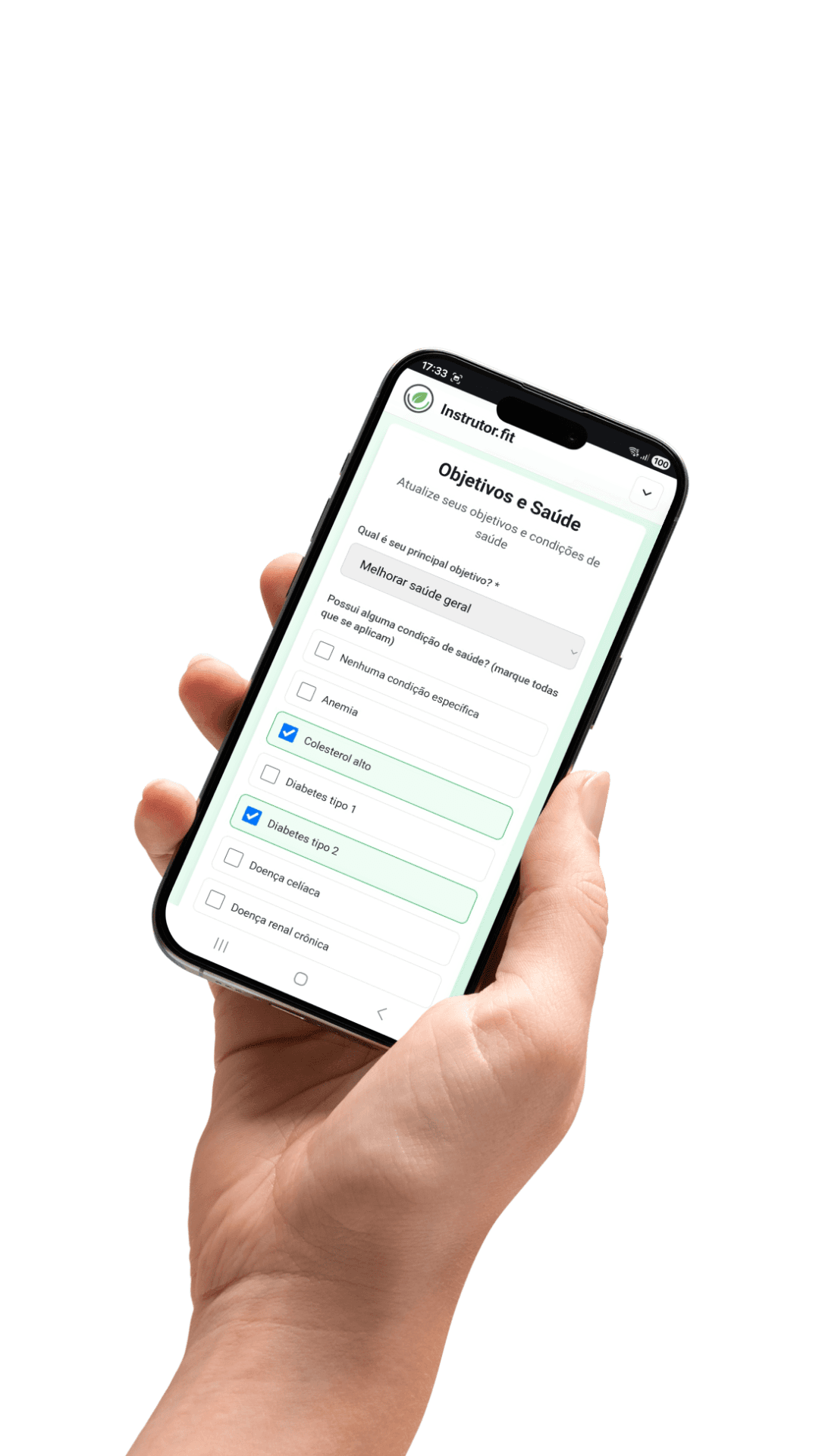 Avaliação e configuração via WhatsApp